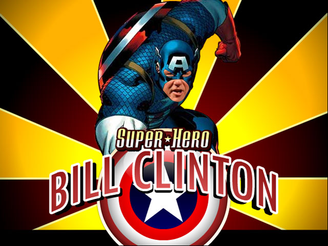 Superhero Clinton