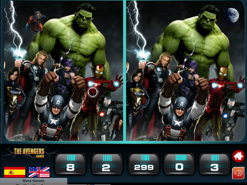 Best Games Ever - The Avengers - Spot the Differences - Play Free Online