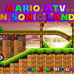 Mario ATV in Sonic Land