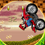 Mario ATV in Sonic Land