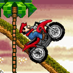 Mario ATV in Sonic Land