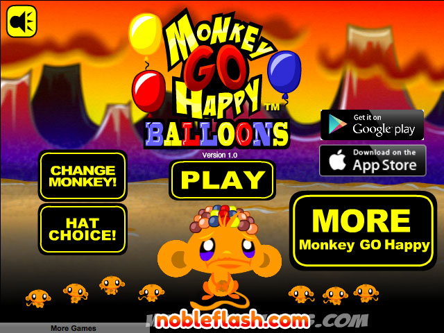 Best Games Ever  Monkey Go Happy Balloons  Play Free Online