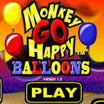 Monkey Go Happy Balloons