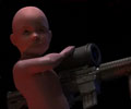 Baby vs Spiders 